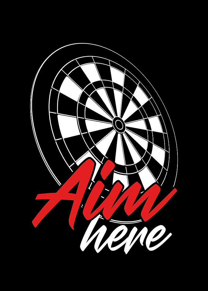 Aim on the dartboard here
