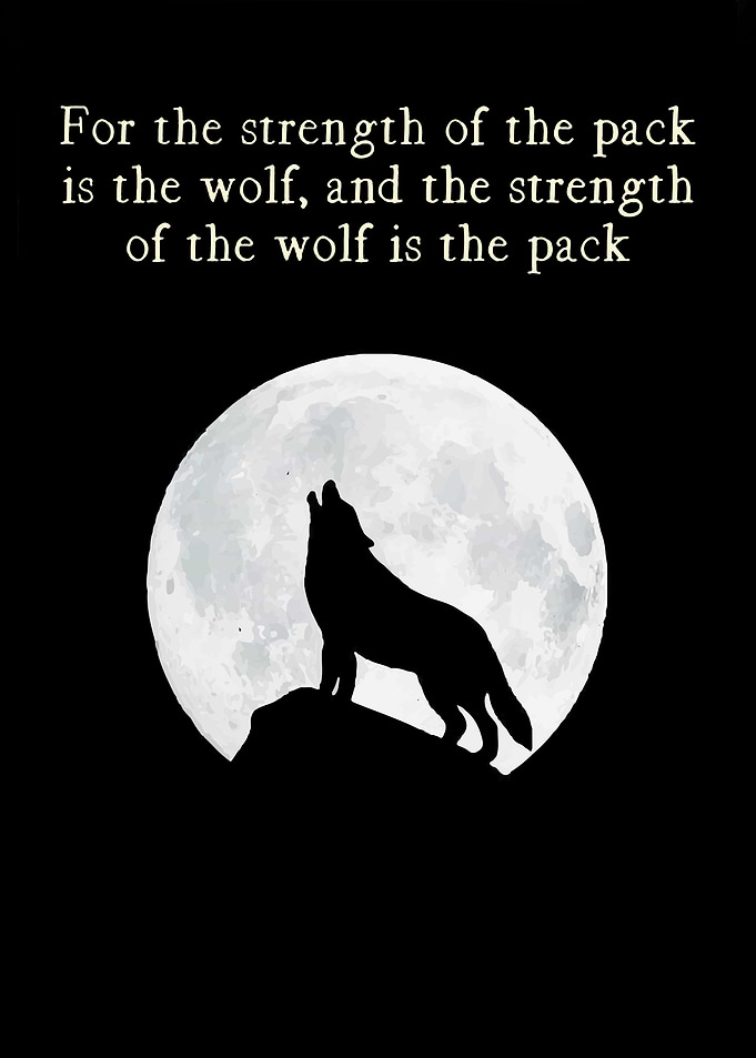 Wolf pack quote