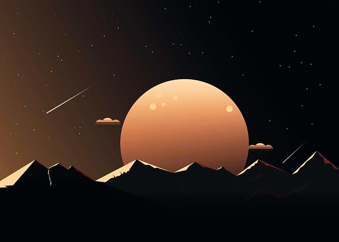 Moon Digital Art