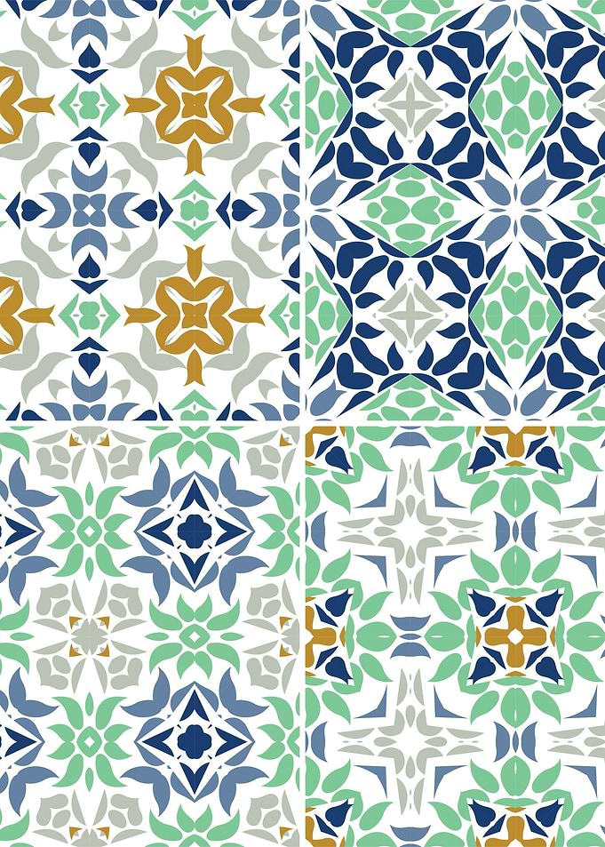 Mediterranean GreenTile 45