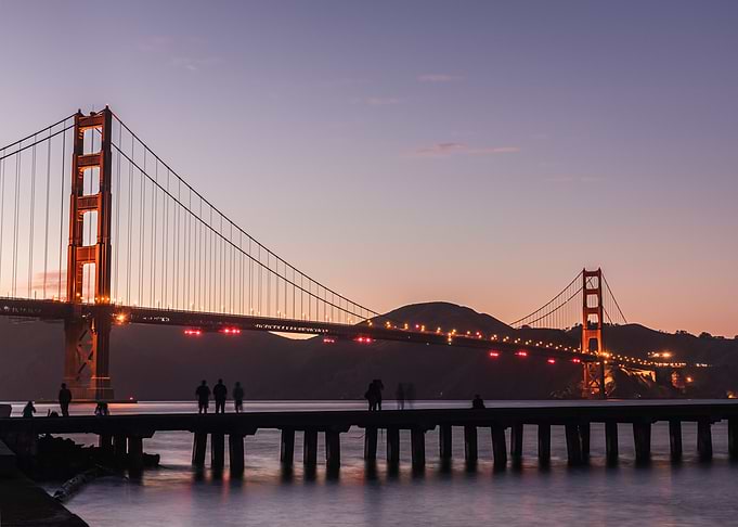 Golden Gate Bridge Sunset