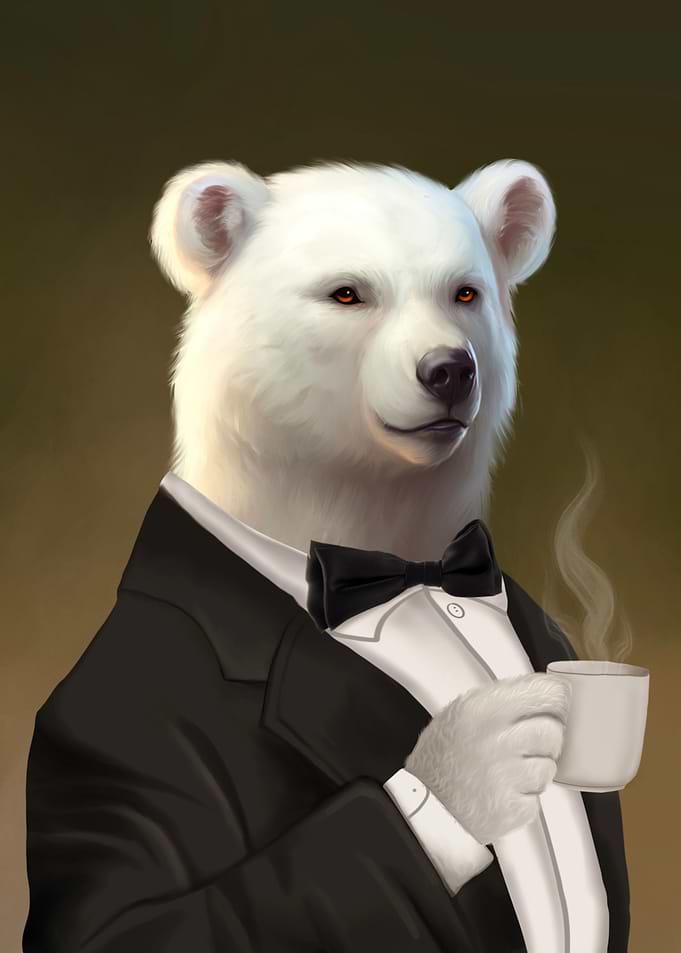 Polar bear coffee