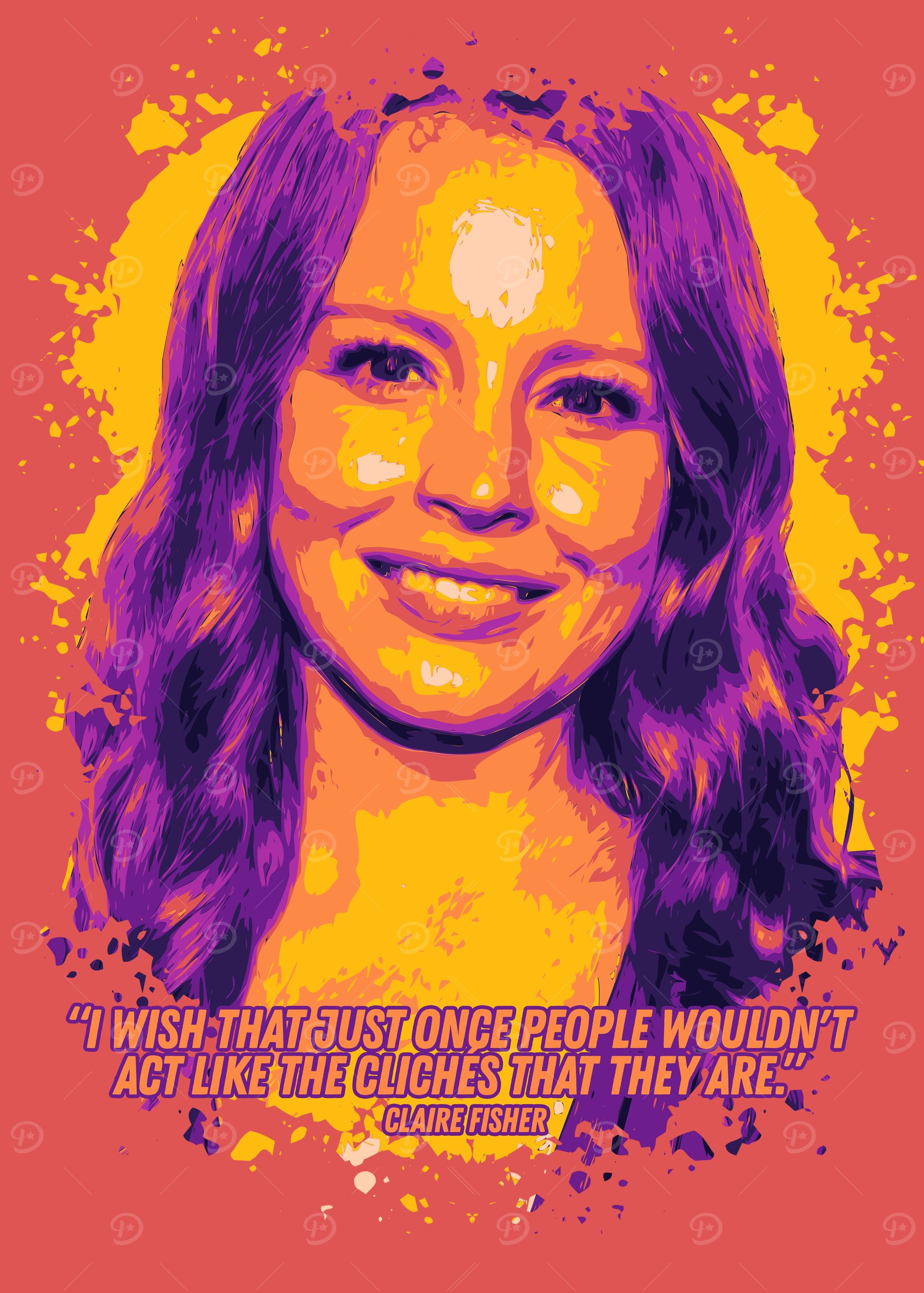 Claire Fisher Quote Art