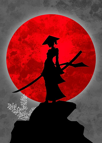 Japanese Samurai warrior