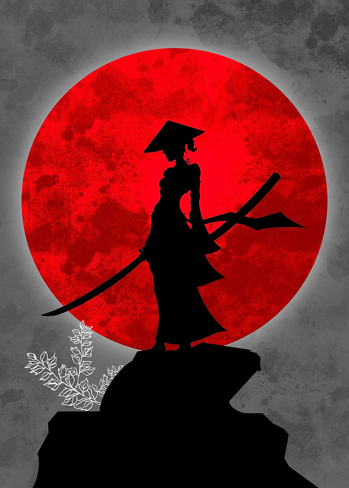 Japanese Samurai warrior
