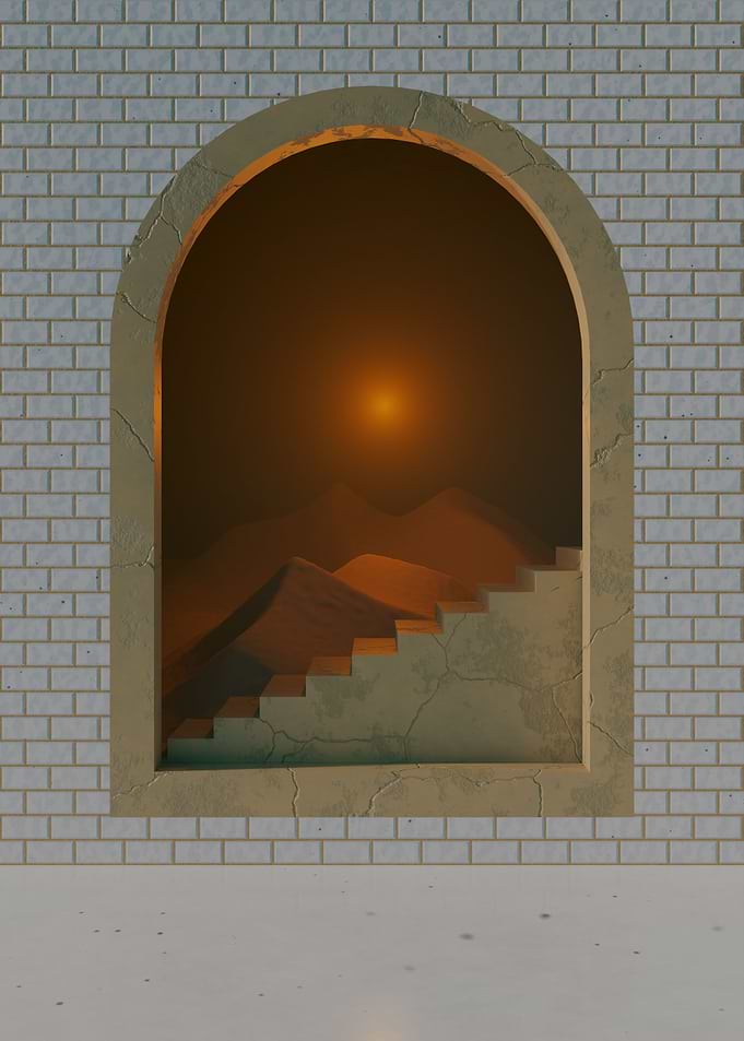 Destairs 3D Render Artwork