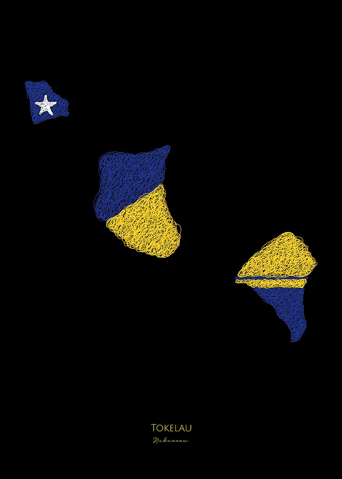 Tokela World Cup Flag Map