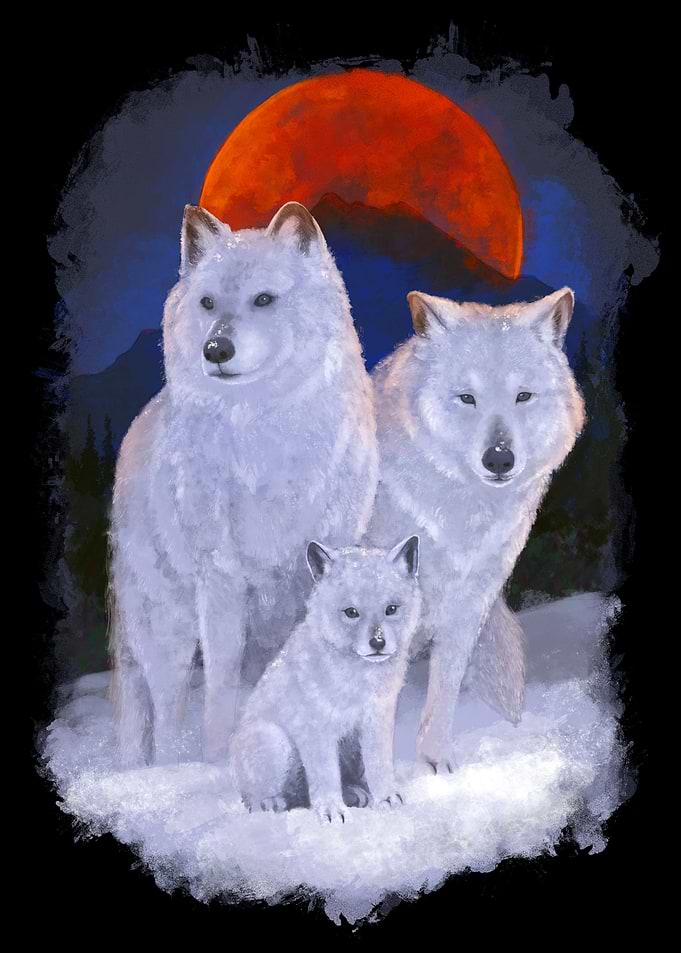 Wolves Family Wolf