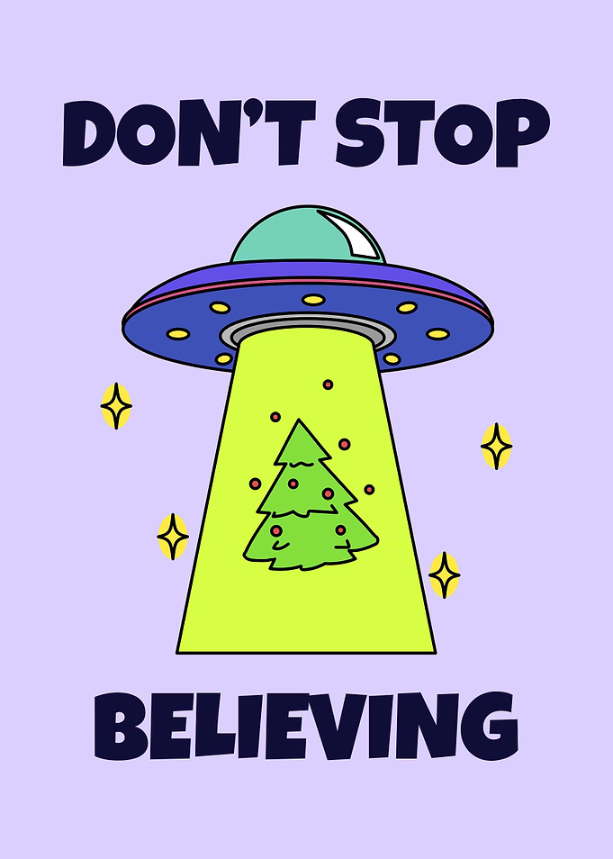 FUNNY UFO CHRISTMAS
