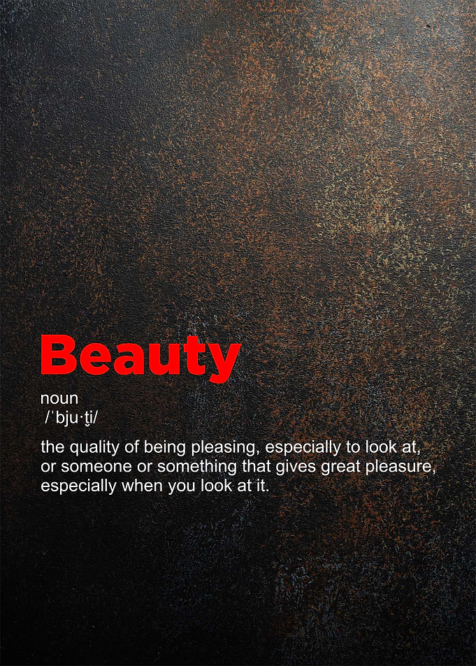 beauty defition poster