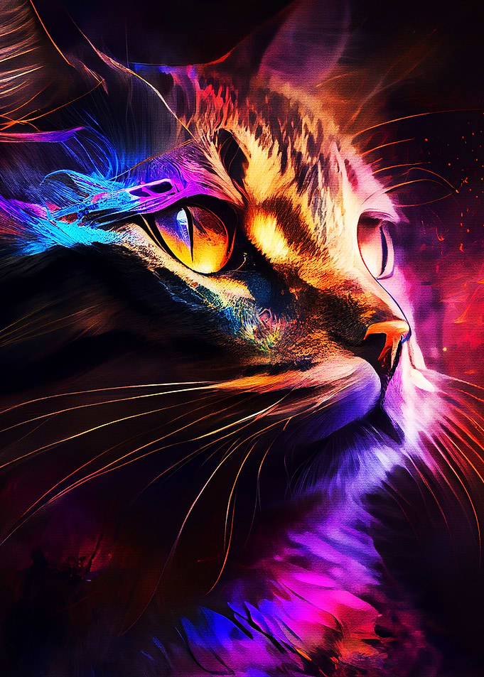 Paint Aura Cat