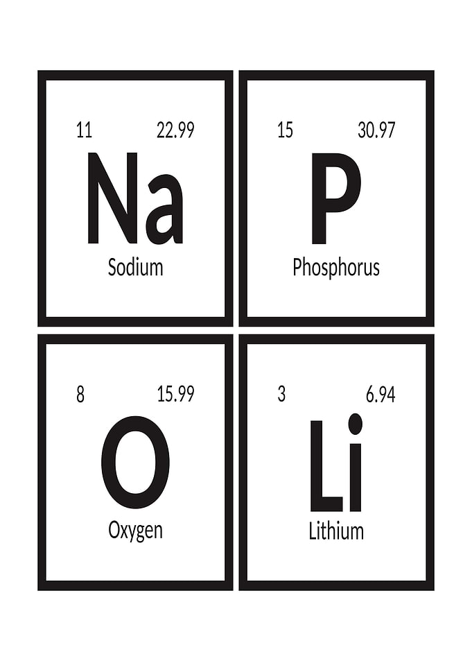 Naples Periodic Table