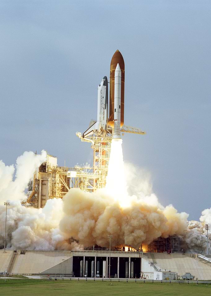 Columbia lifts off