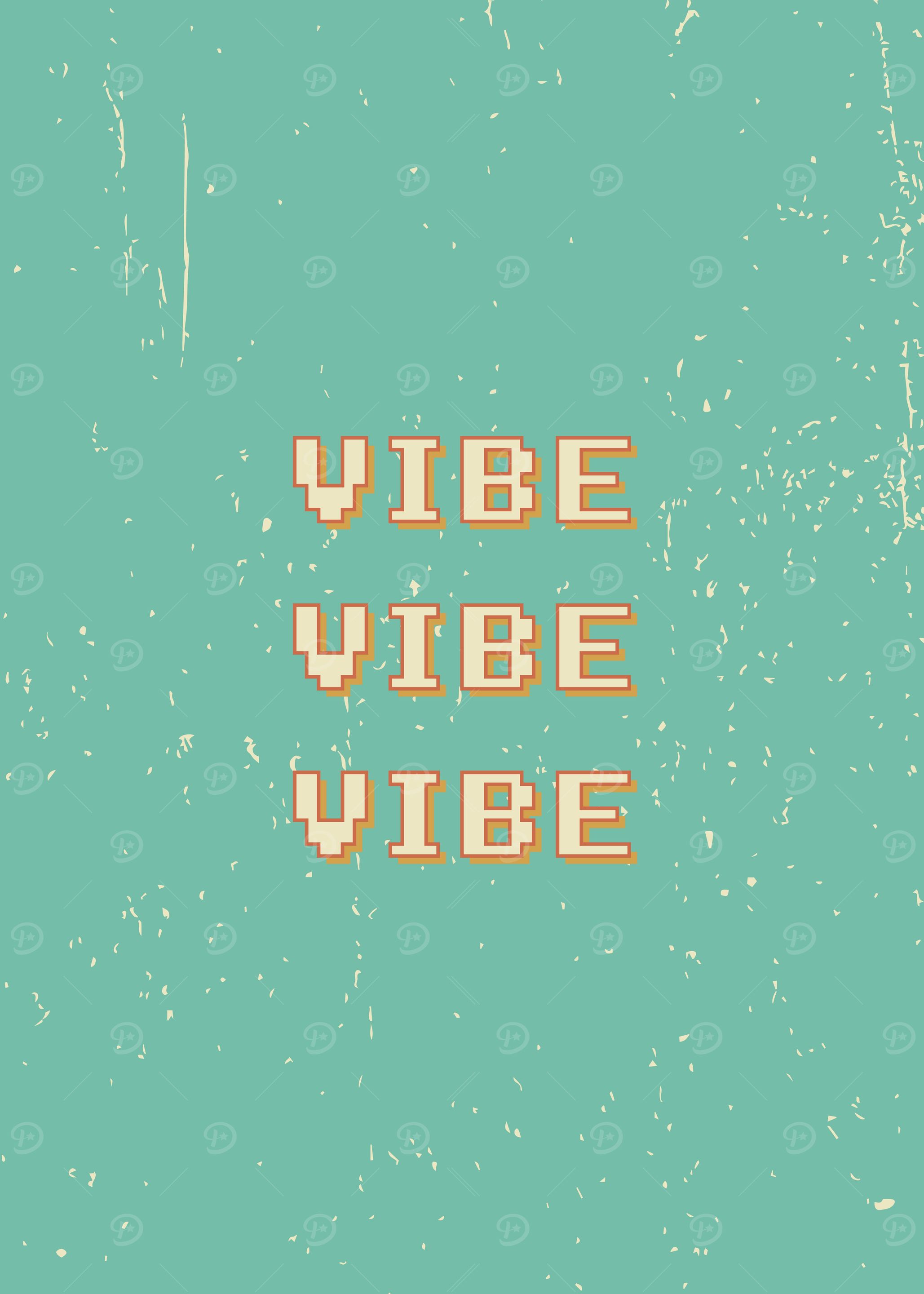 Vibe pixel vintage font