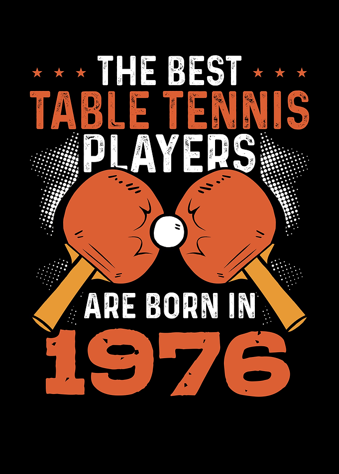 Table tennis player 1976