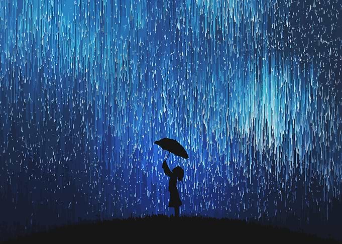 Under the rain