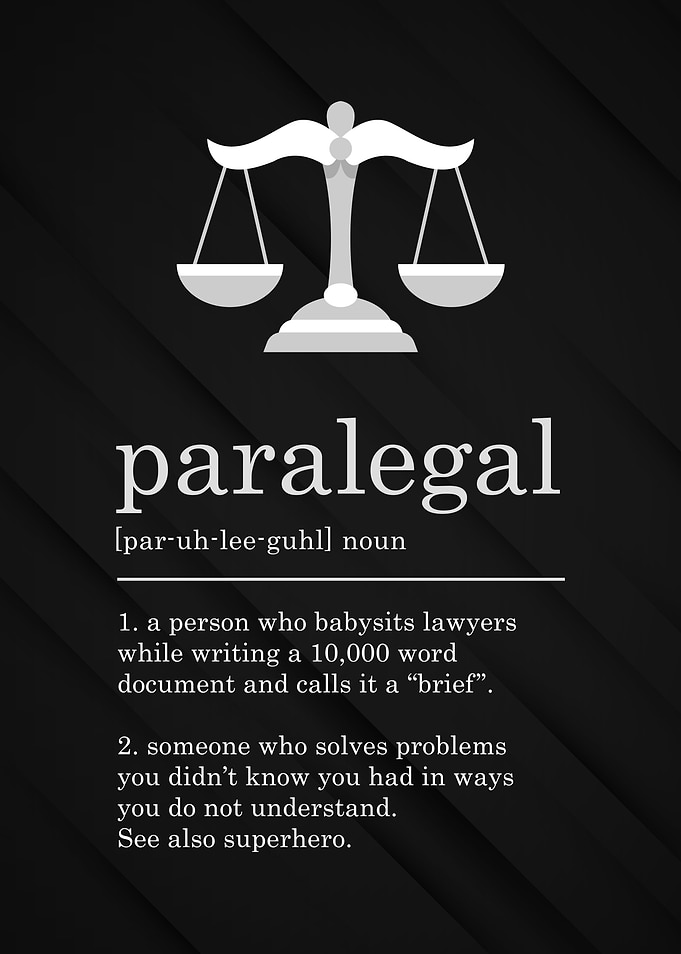 Funny Paralegal Definition