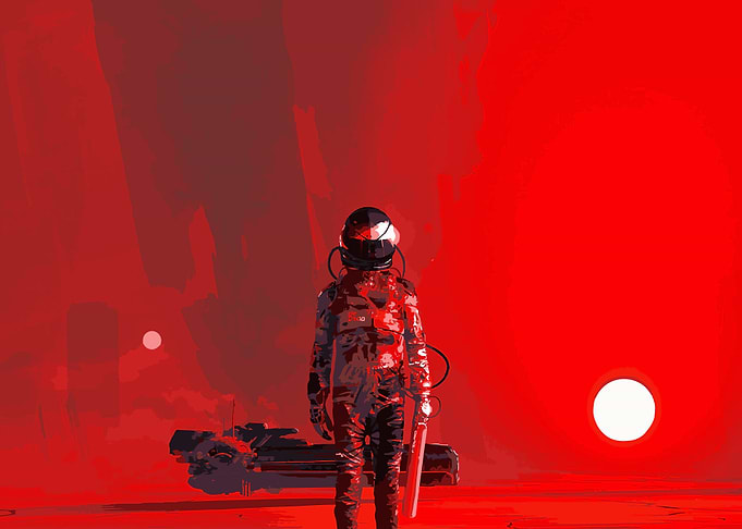 Astronaut in space