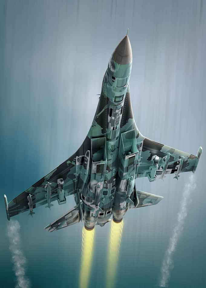Su27 in flight