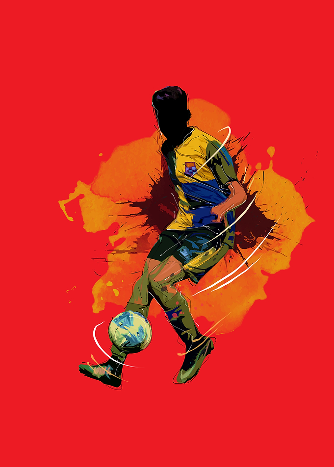 Abstract football