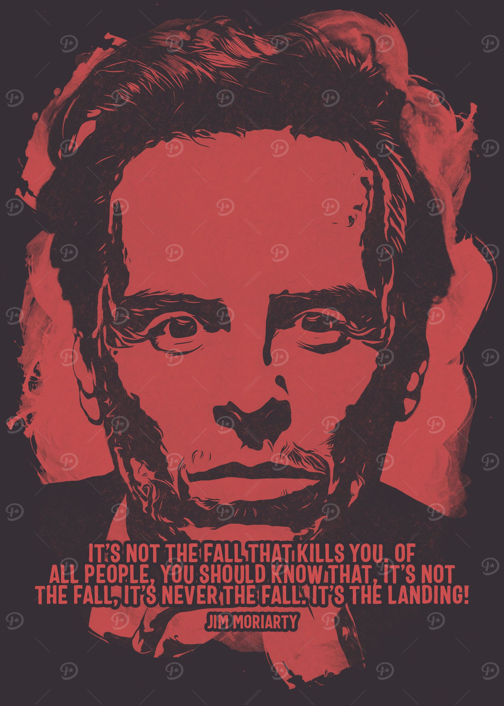 Jim Moriarty Quote Artwork