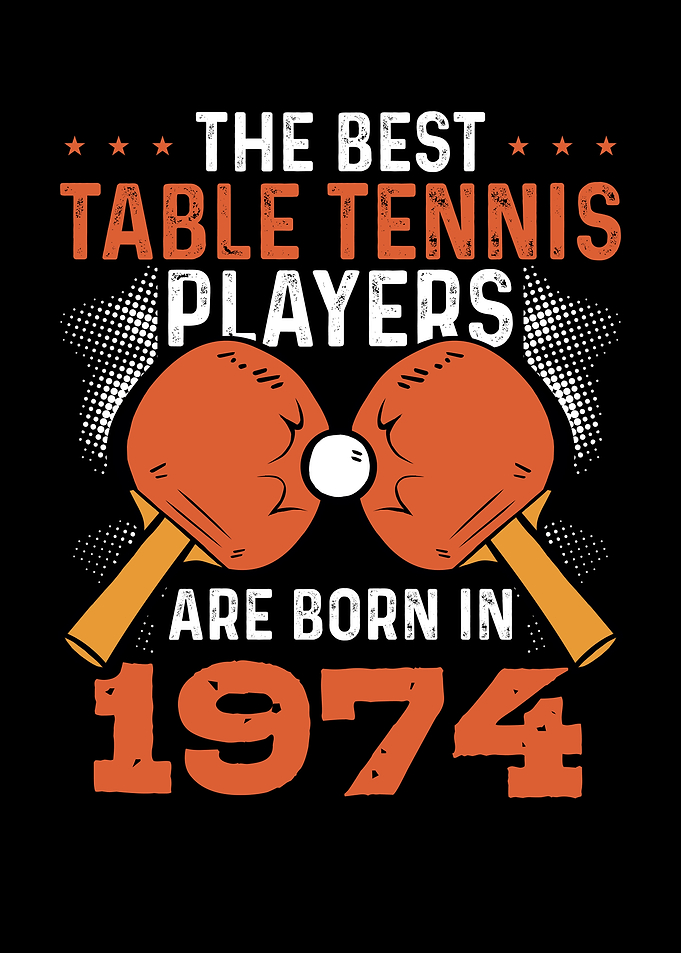 Table tennis player 1974