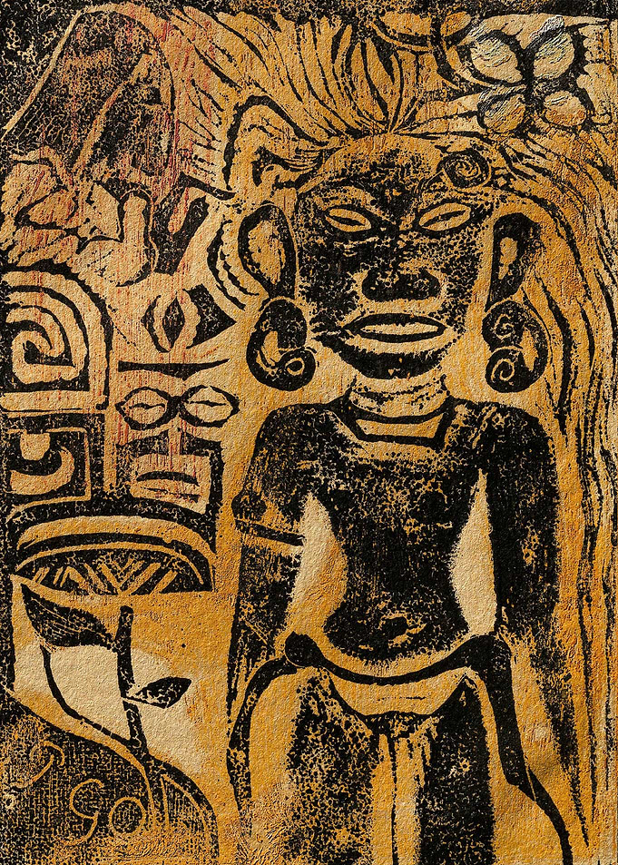 Tahitian Idol Goddess Hina
