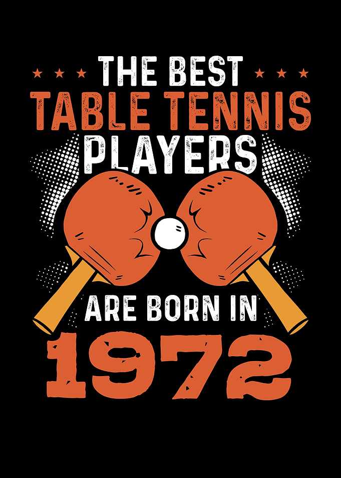 Table tennis player 1972