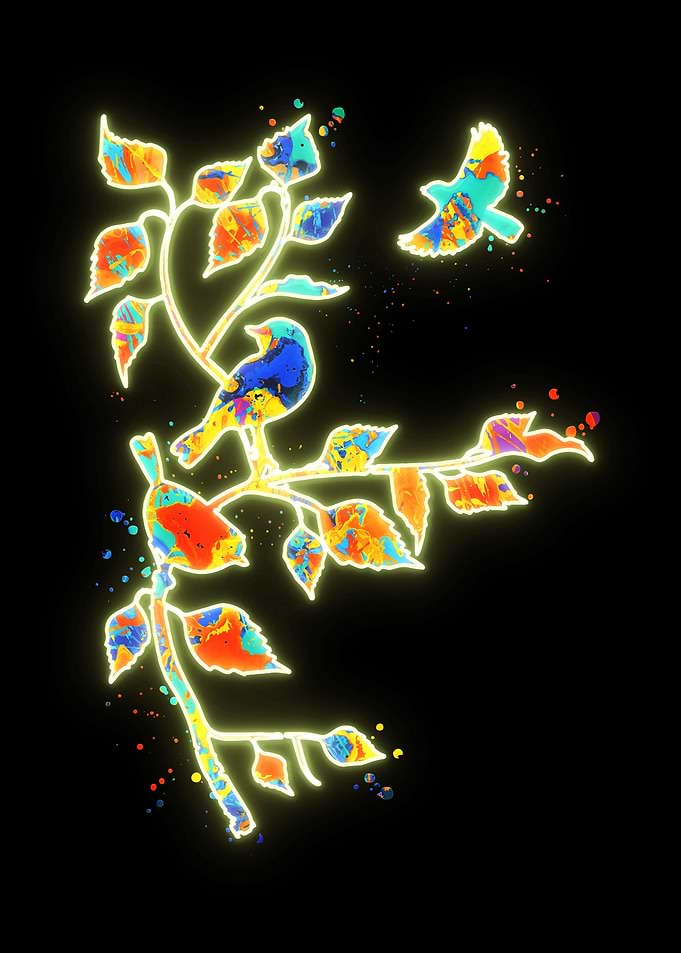 Birds on Branch
