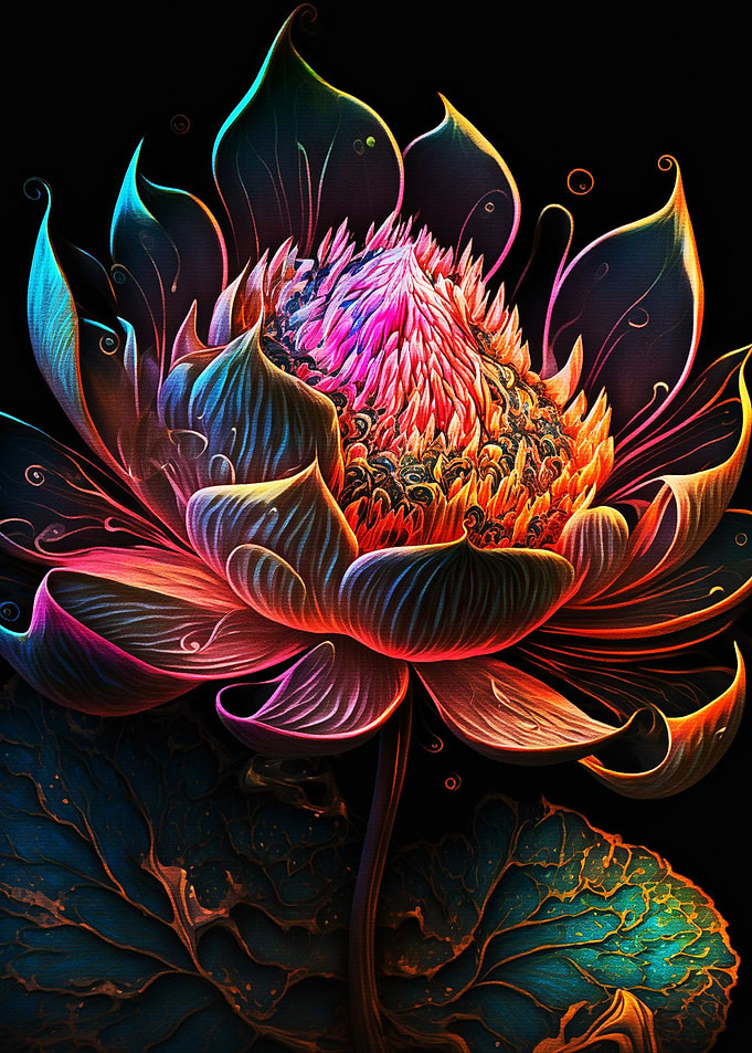 Lotus flower new art