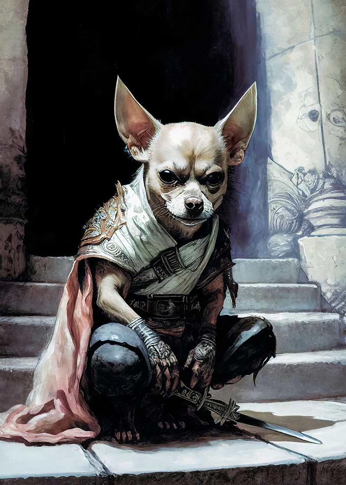 Chihuahua Monk