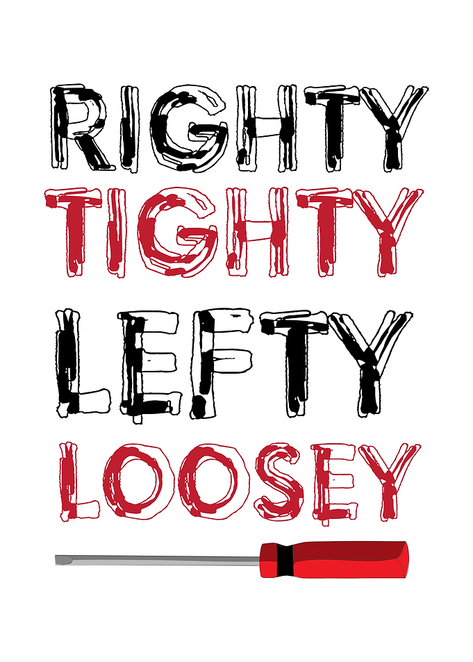 Righty Tighty Lefty Loosey