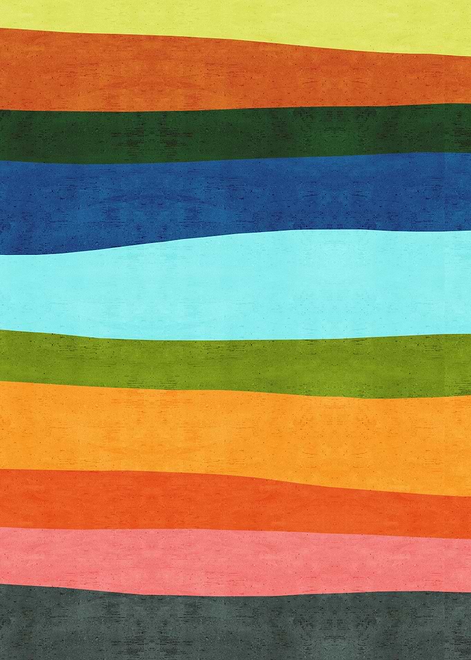 Colorful shapes A3
