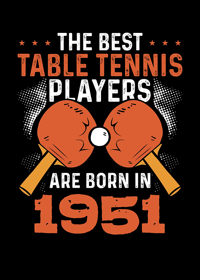 Table tennis player 1951