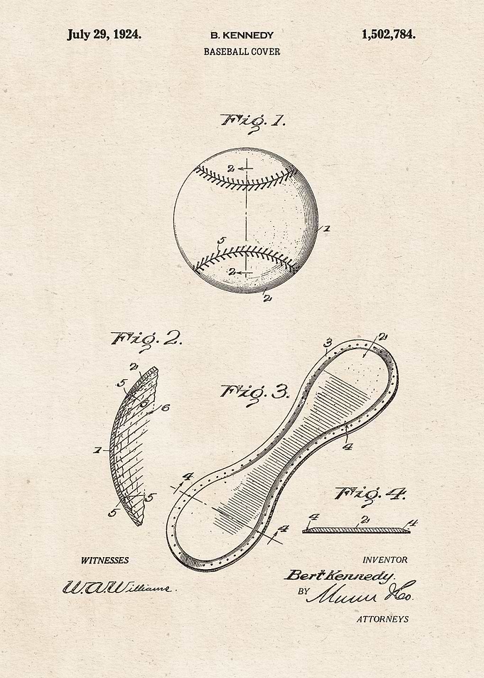 1924 Baseball Cover