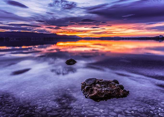 purple clouds