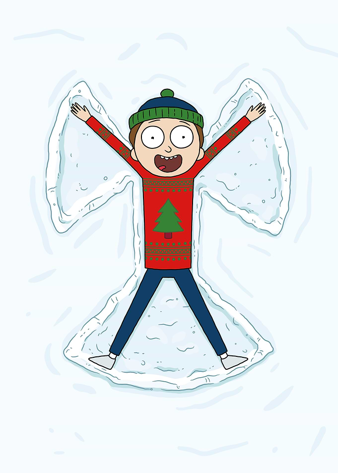 Snow Angel Morty