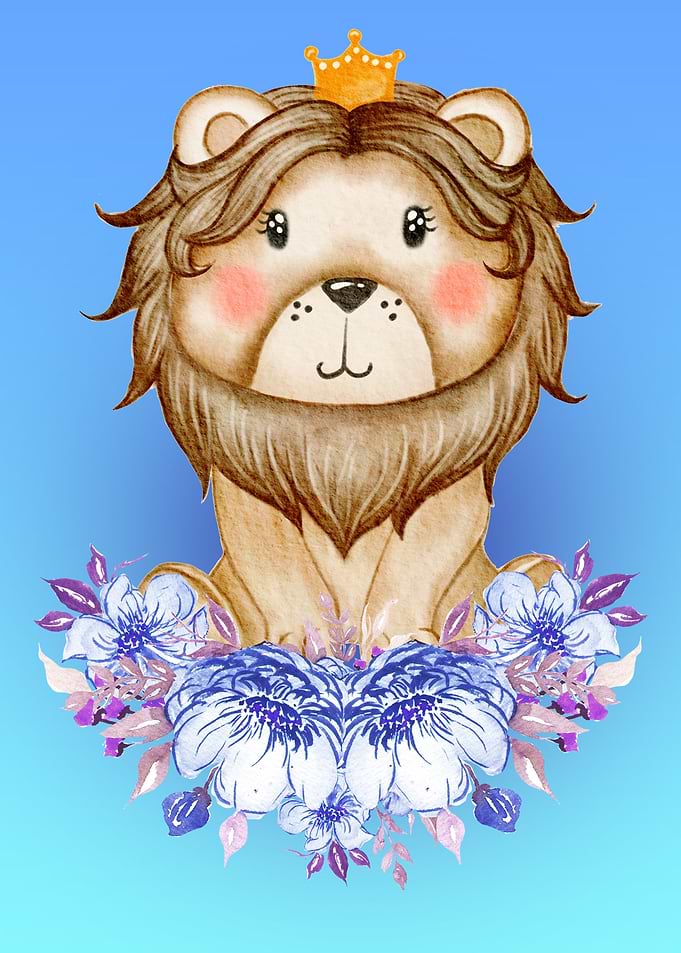 baby lion cub