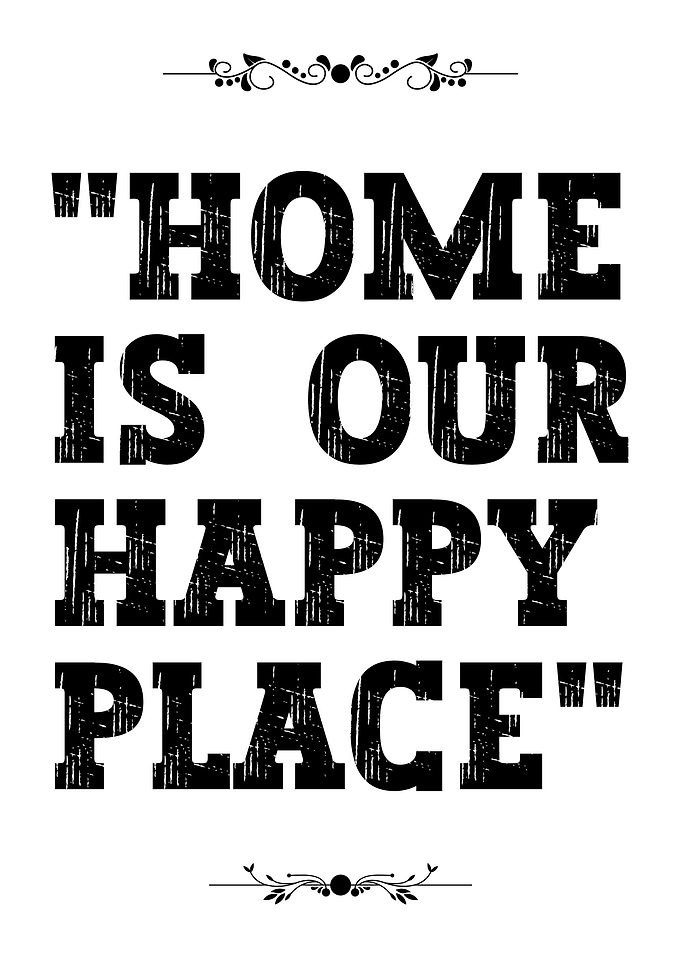 Home is our happy place