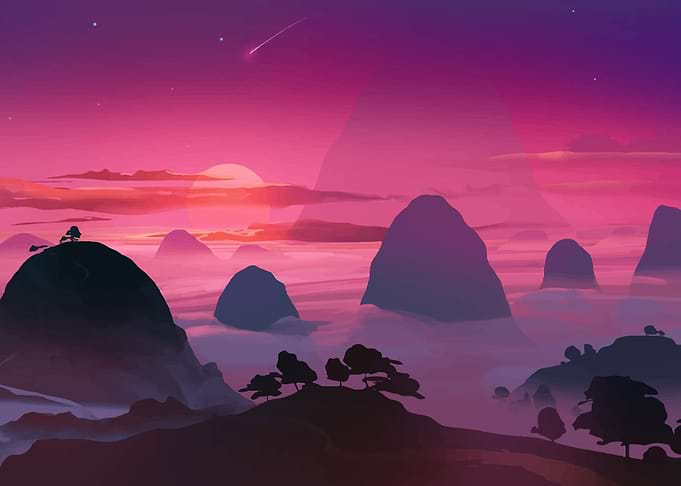 Landscape artwork