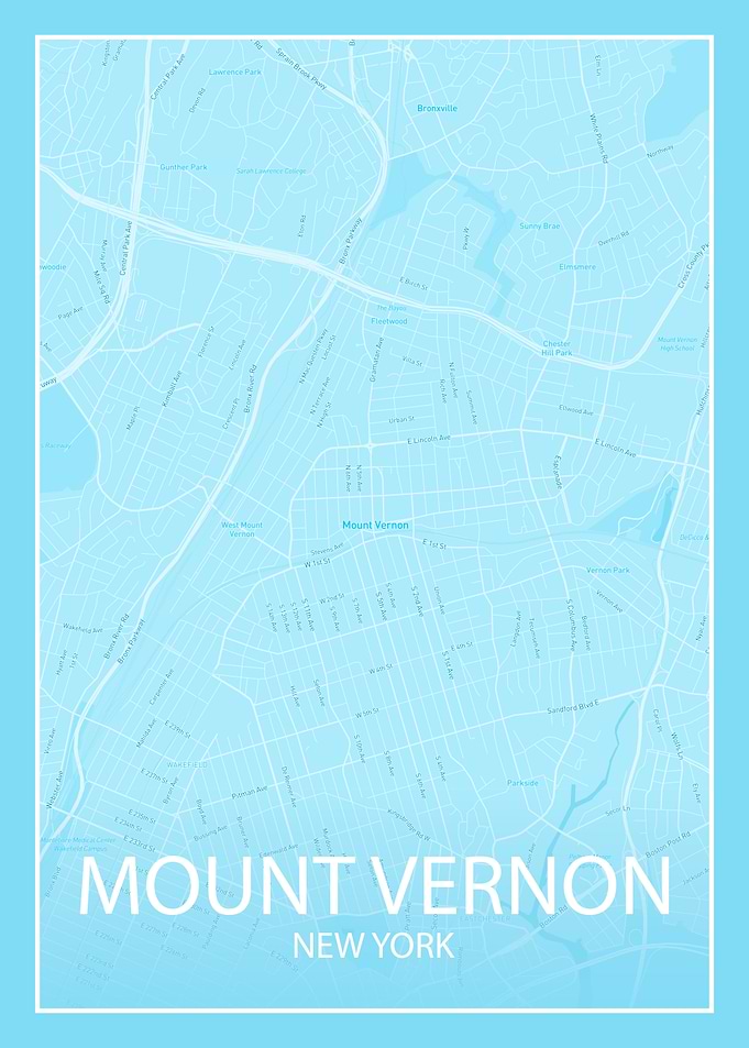 MOUNT VERNON NEW YORK MAP