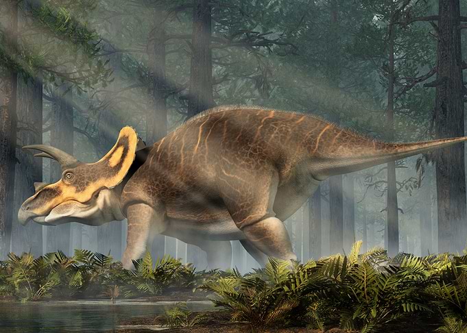 Triceratops in a Primeval