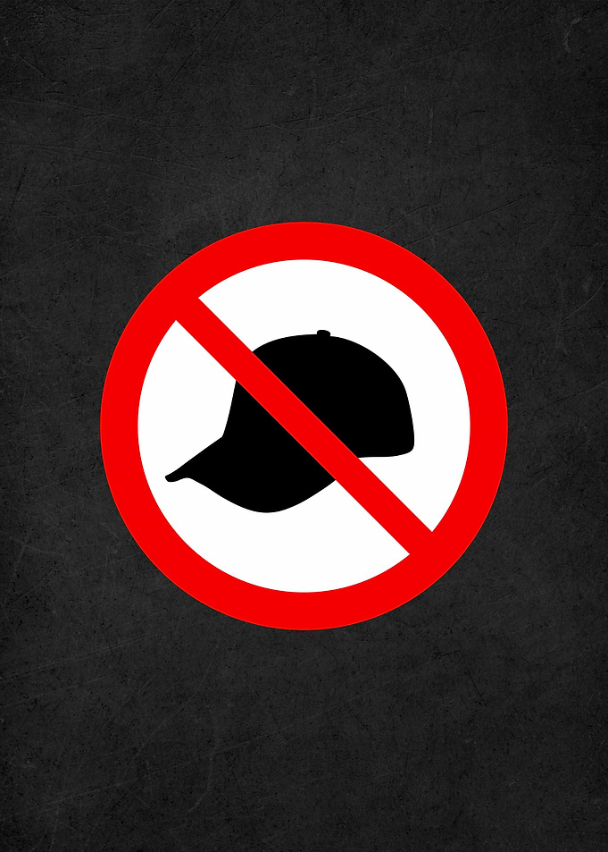 warning sign badges