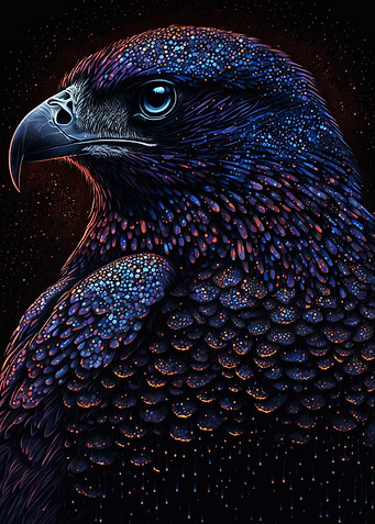 Splash Paint Eagle