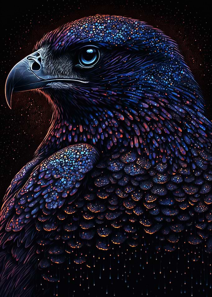 Splash Paint Eagle