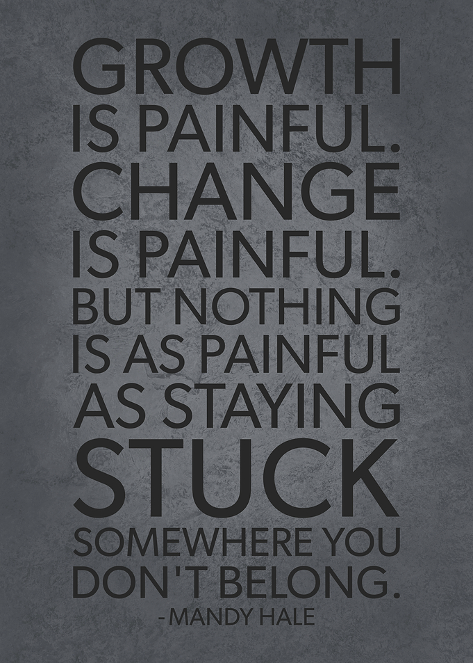 Growth And Change Painful