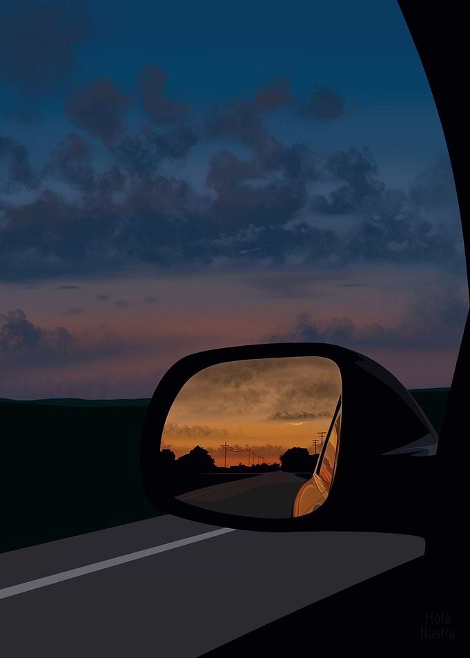 Lofi Sunset Roadway