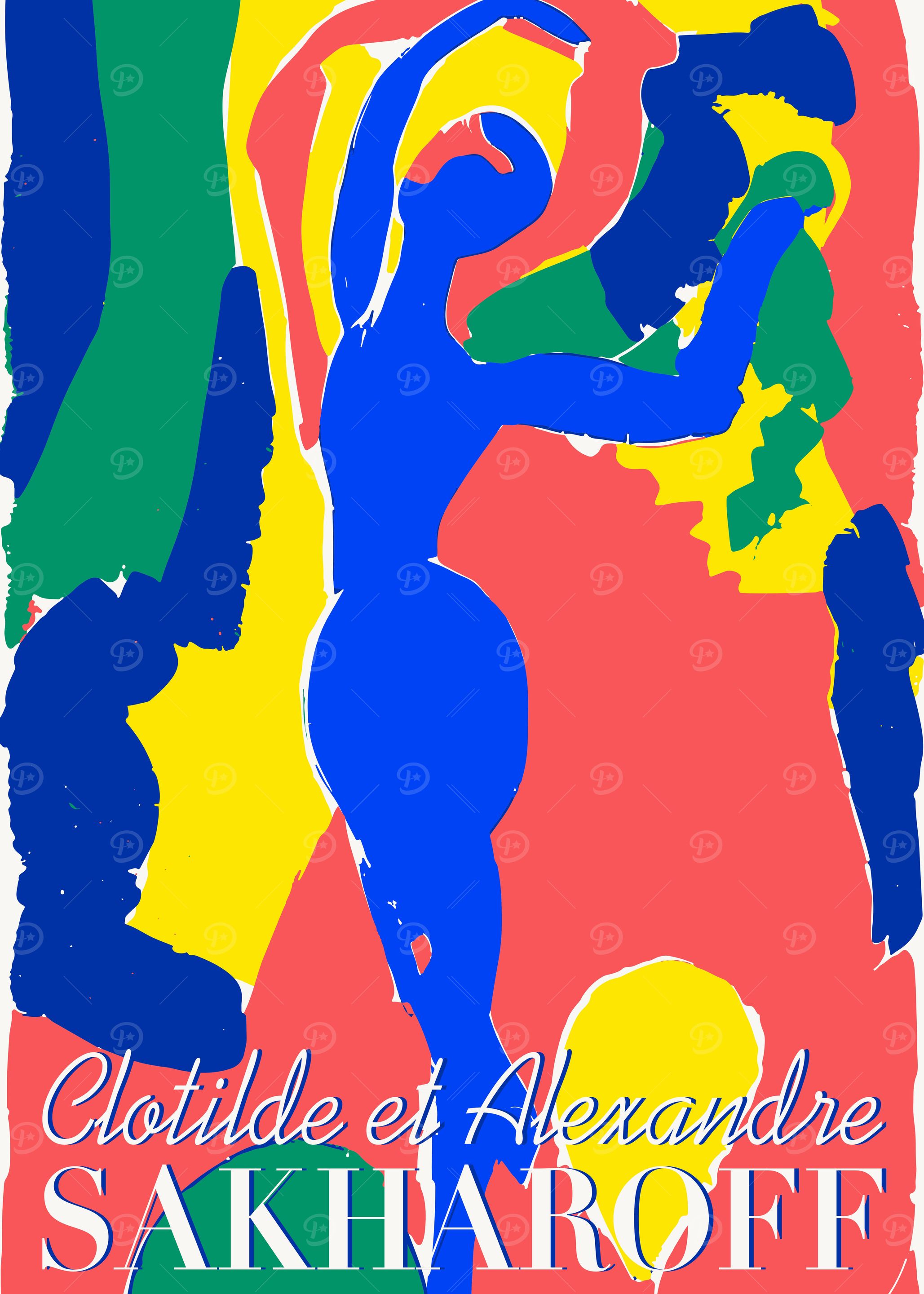 Colorful Ballet Poster