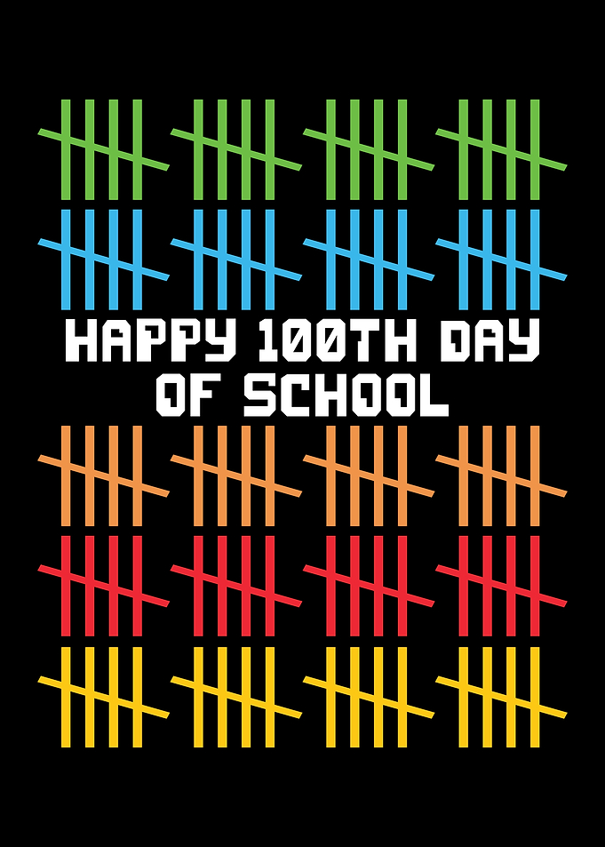 100th Day School 100 Happy