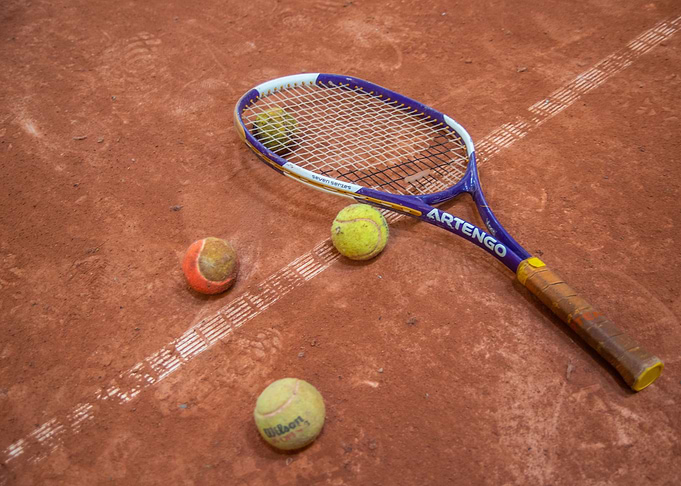 Racket and balls